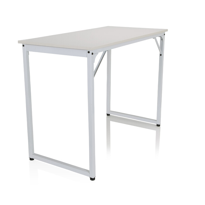 Письмовий стіл для комп'ютера WORKSPACE I 100 x 50 см, білий, hjh OFFICE