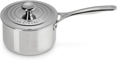 Каструля Le Creuset Signature з кришкою та ручкою, нержавіюча сталь, Ø 16 см, 1.9 л