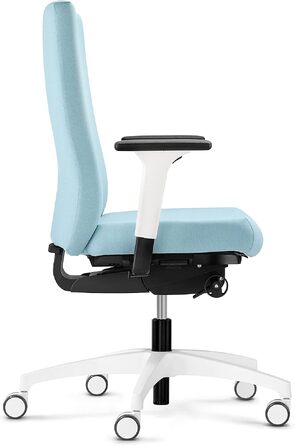Ергономічний офісний стілець Dauphin Just Evo Cozy Colours, обертовий, колір Ocean Blue