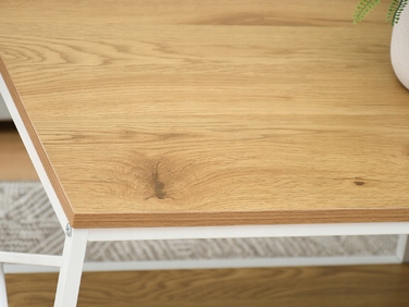 Журнальний стіл Mebel-Partner прямокутний, 100 x 50 x 43 см, білий