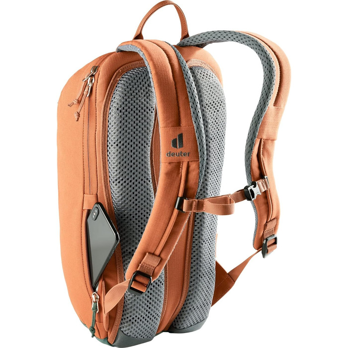 Рюкзак Deuter Step Out 12 л, каштаново-зелений, міський, для щоденного використання