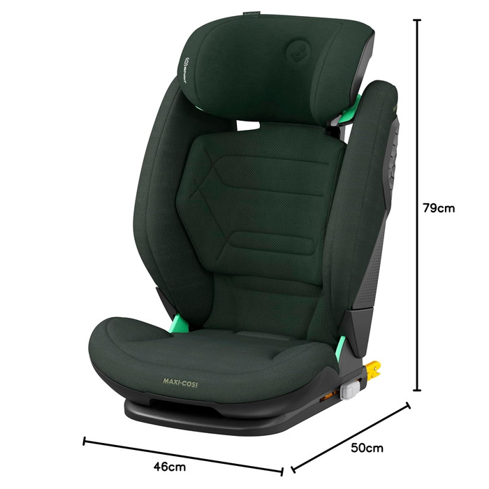 Дитяче автокрісло Maxi-Cosi RodiFix Pro² i-Size (100–150 см, 3.5–12 років), ISOFIX, ClimaFlow, захист G-CELL, Authentic Green