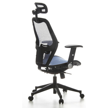 Офісне крісло / Крісло керівника AIR-PORT Mesh Blue hjh ОФІС