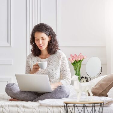 Набір із 3 круглих столиків-кошиків Relaxdays, металевий з дерев'яною кришкою, для вітальні, чорний