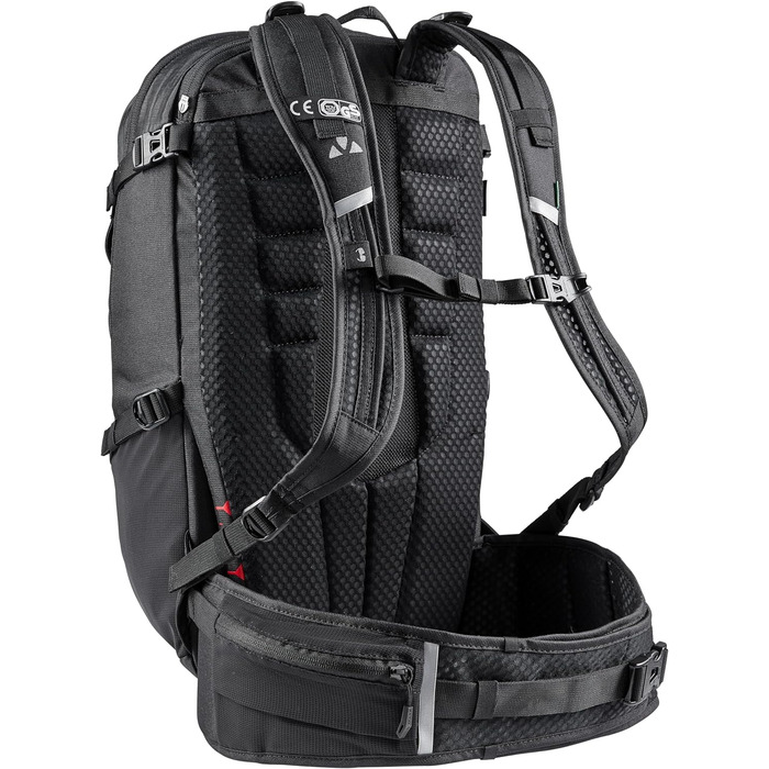 Велорюкзак VAUDE Moab Pro 22 II з протектором, 22 л, чорний, універсальний розмір