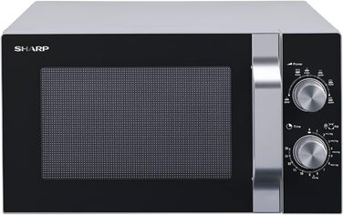 Мікрохвильова піч Sharp R204SA, 20 л, 6 режимів, механічне керування, для розморожування, приготування та підігріву