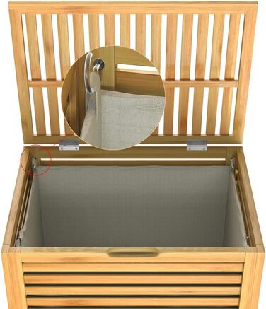 Душова полиця CASARIA з бамбука, навісна, 3 яруси, 3 гачки, 70x29x10 см, дерев'яний органайзер для ванної кімнати