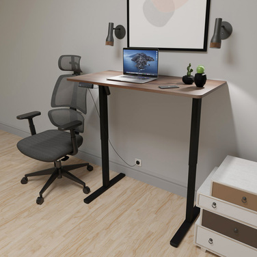 Стіл Mealux PowerDesk Lite XL Walnut (арт. EVO-202 Lite Walnut/B)