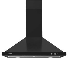Витяжка кухонна піраміда Cecotec Bolero Flux PM 604300, 60 см, потужність 430 м³/год, механічне керування, чорна