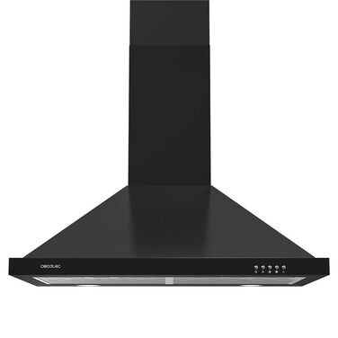 Витяжка кухонна піраміда Cecotec Bolero Flux PM 604300, 60 см, потужність 430 м³/год, механічне керування, чорна