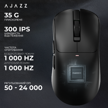 Бездротова миша Ajazz AJ200 Near Link AI MC White (AJ200-NL-AI-MC-W)
