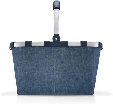 Кошик для покупок Reisenthel Carrybag Frame Bandana Blue, місткий, з міцною рамою, водовідштовхувальний, з внутрішньою кишенею, стильний дизайн