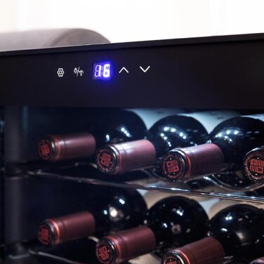 Холодильник для напоїв Cecotec Bolero GrandSommelier 2050 Black - 24 пляшки, компресорний, 5-18°C