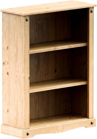 Дерев'яний книжково-DVD стелаж Vida Designs Corona, сосна, 29x84x100 см, сучасний стиль