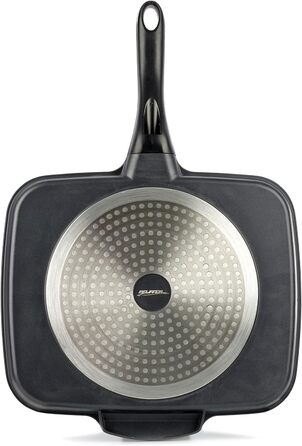 Melianda MA-18350 5-в-1 мультипатель для гриля, антипригарна, 32x26 см, для індукційних, газових, електроплит, чорна