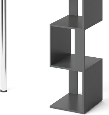 Барна стійка Vicco Vincent, антрацит/дуб золотий, 113x40 см, без барних стільців