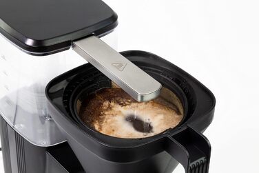Кавоварка CASO Aroma Sense, дизайнерська, ідеальна температура заварювання 92-96°C, повне розкриття аромату завдяки аромапаличці, з титанованим сталевим постійним фільтром