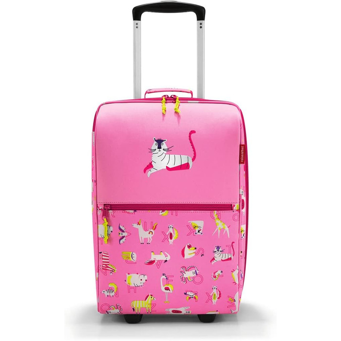 Дитяча валіза reisenthel trolley XS kids Abc Friends Pink, легка та практична