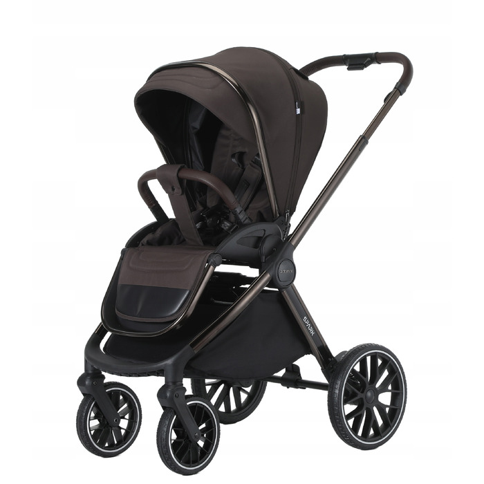 Дитячий візок 2в1 Adamex Spark, колір Chocolate Brown (шоколадний)