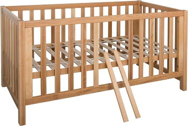 Дитяче ліжечко Betten-ABC Bubema Nils Classic 60x120 см, натуральне масло