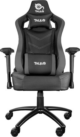 Ігрове крісло TALIUS TAL-Vulture, сіре, екошкіра
