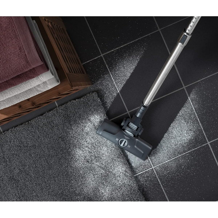 Універсальна насадка AEG Vario 4500 Dust Magnet для пилососа, для килимів і твердих підлог, з авто-функцією, високою потужністю всмоктування, оптимальним збором пилу, плоска та маневрена, інтерлокінг-підключенням, сумісна з VX3-7, LX4-7, чорна