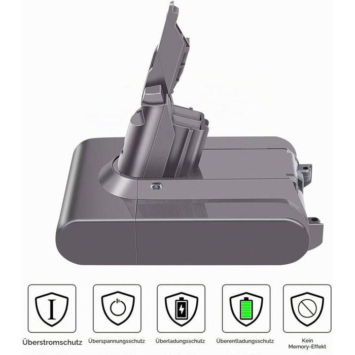 Акумулятор ARyee 4600mAh для пилососів Dyson V7 Trigger, Animal, Fluffy, Motorhead