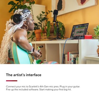 Аудіоінтерфейс Focusrite Scarlett 2i2 4-го покоління USB
