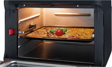 Аерофритюрниця Clatronic FR 3747 H, 11 л, без олії, сенсорне управління, 4 рівні, LED-дисплей, чорна
