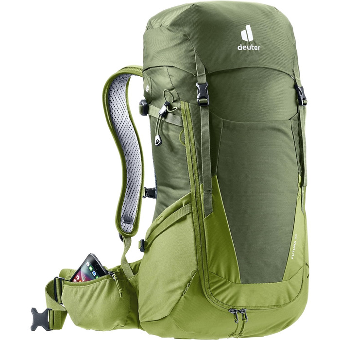 Рюкзак для туризму Deuter Futura 26 л, хакі-зелений, одноколірний