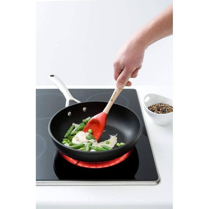 Сковорода LE CREUSET з антипригарним покриттям, 24 см, для всіх плит (індукція), антрацит/срібло