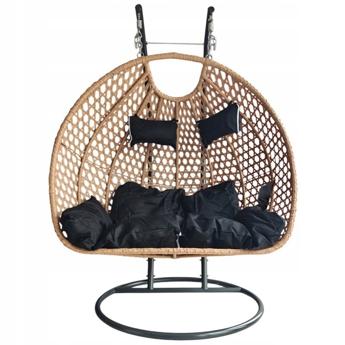 Підвісне крісло-гойдалка на стійці, 138 см, витримує до 250 кг