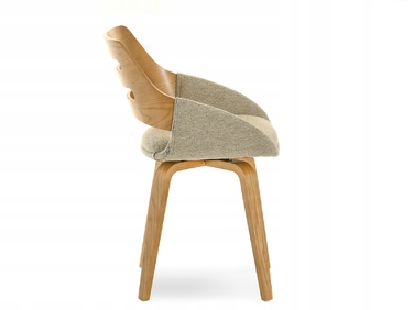 Стілець Mebel-Partner, тканина, бежевий, 1 шт.