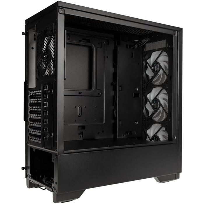 Корпус для ПК KOLINK Unity Solar, E-ATX, 4x ARGB/PWM 120 мм вентилятори, загартоване скло, 400 мм для відеокарти, чорний, Mid-Tower