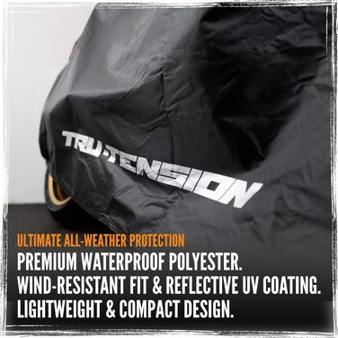 Водонепроникний чохол для мотоцикла TruTension Heavy Duty, чорний, розмір M