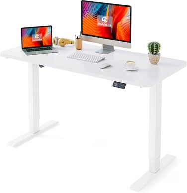 Електричний регульований стіл MAIDeSITe S1 Pro 120x60 см для роботи сидячи та стоячи з стільницею