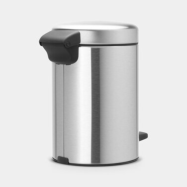 Педаль 3L Сміттєвий бак безшумний сталевий матовий NewIcon Brabantia