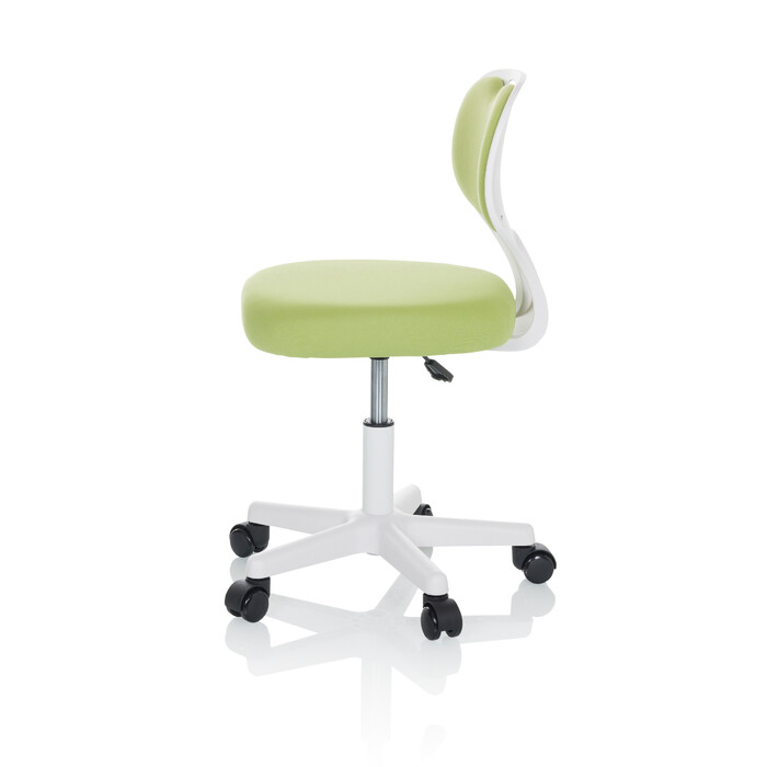 Дитячий стілець для письмового столу KIDDY TOP W, оббивка тканина, зелений, hjh OFFICE