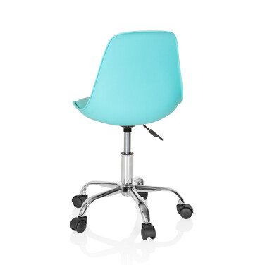 Дитячий стілець-крісло FANCY II, обертовий, бірюзовий, hjh OFFICE