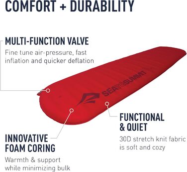 Самонадувний туристичний килимок Sea to Summit Comfort Plus S.I Sleep Mat (Regular, 198x63.5x7.6 см)