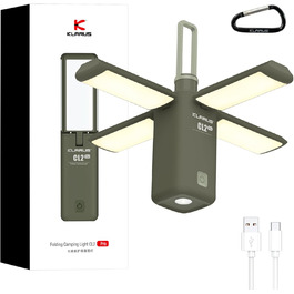 KLARUS CL2 Pro кемпінговий ліхтар 14000 мА·год, LED-ліхтар із великою ємністю, 750 люмен, 8 режимів, акумуляторний, зелений