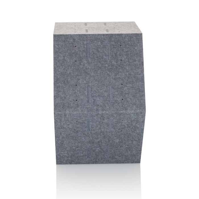 Акустичний роздільник / звукопоглинач FLEXMIUT STORE B 36x54,5*25, модульний PET, сірий, hjh OFFICE