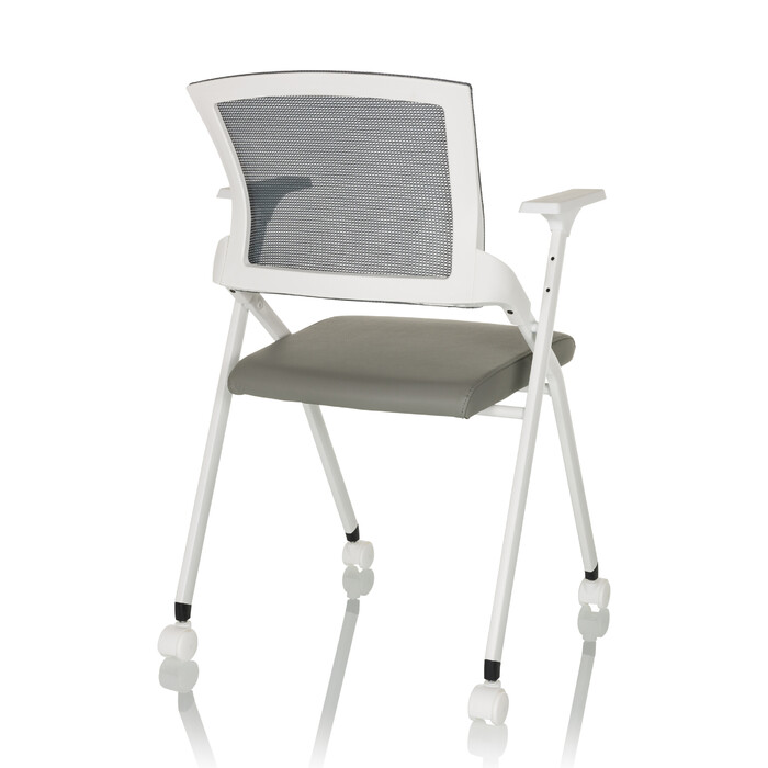 Крісло для відвідувачів / розкладне крісло PRIORITY II W Mesh / PU grey hjh OFFICE