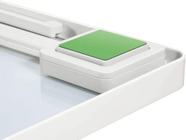 Електронні ваги Soehnle Style Sense Safe 100 для людей, велика LCD, антиковзкі ніжки, плоска вага, біла