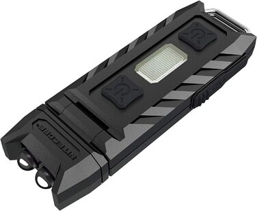 Ліхтарик-брелок Nitecore Thumb Mini 85 лм, USB-зарядка, рухома головка, чорний