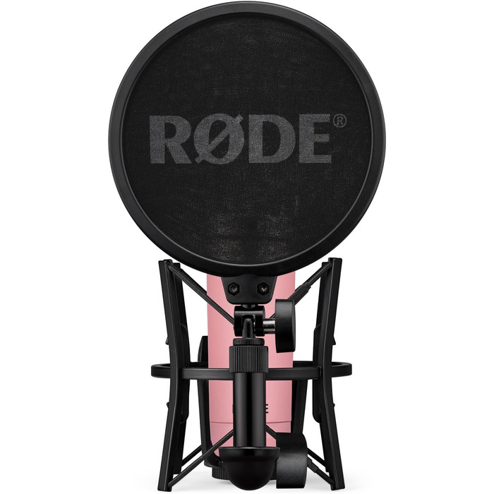 Студійний мікрофон Rode NT1 Signature Pink з мікрофонною стійкою keepdrum