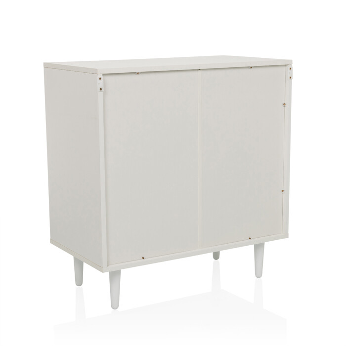Сервант / комод LYKKJA 77x39,5x72 см 2 шухляди 2 двері білий hjh LIVING