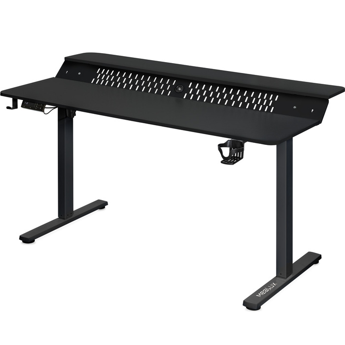 Стіл з електрорегулюванням висоти Mealux PowerDesk Extra XL Black (арт. EVO-264 B/B)