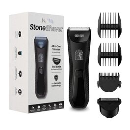 Odenson Stone Shaver: Бездротовий водонепроникний тример для гоління бороди та тіла, набір для догляду за чоловіками
