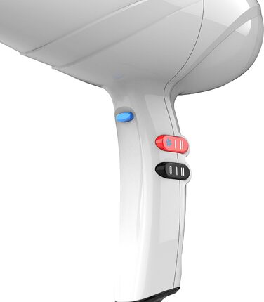 Фен GA.MA Italy Professional Pluma 5500 Endurance Ion, професійний, 2400 Вт, іонна технологія, турмалін, для блиску і без пухнастості, бірюзовий